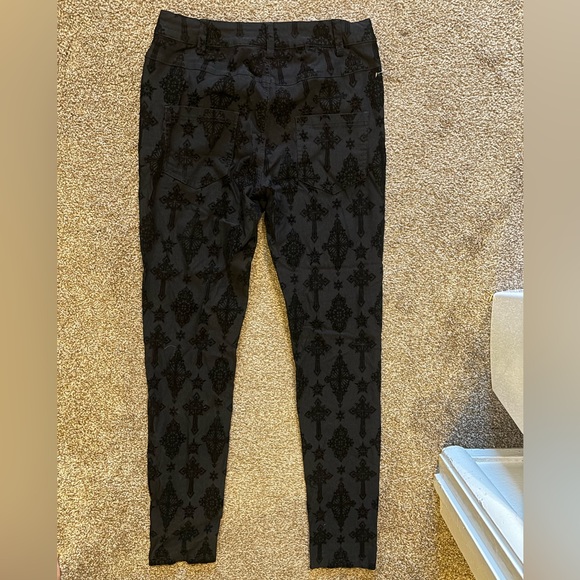 Killstar Nora Flocked Trousers - Picture 4 of 7